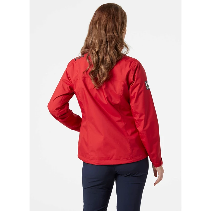 Couches Intermédiaires Helly Hansen W Crew Couche Intermédiaire Femme Rouge | 3762-ZMNQG