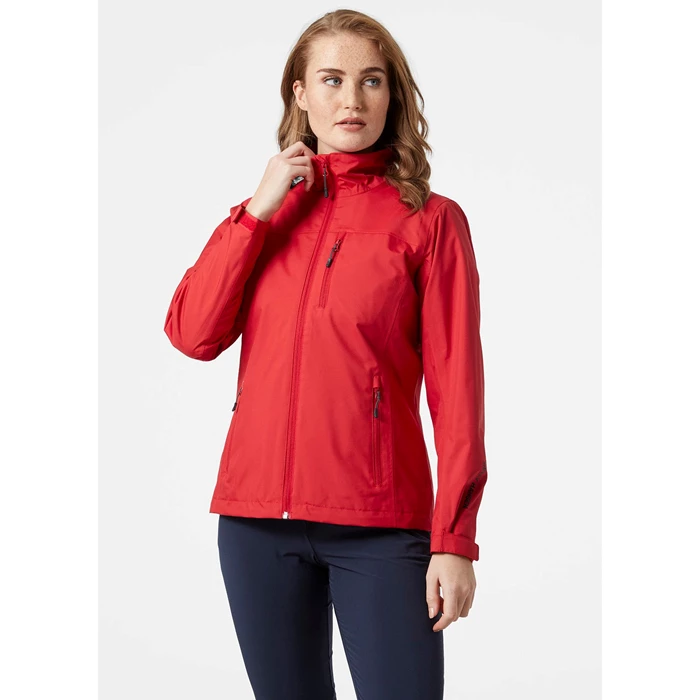 Couches Intermédiaires Helly Hansen W Crew Couche Intermédiaire Femme Rouge | 3762-ZMNQG