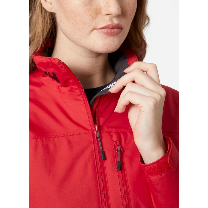 Couches Intermédiaires Helly Hansen W Crew Couche Intermédiaire Femme Rouge | 3762-ZMNQG