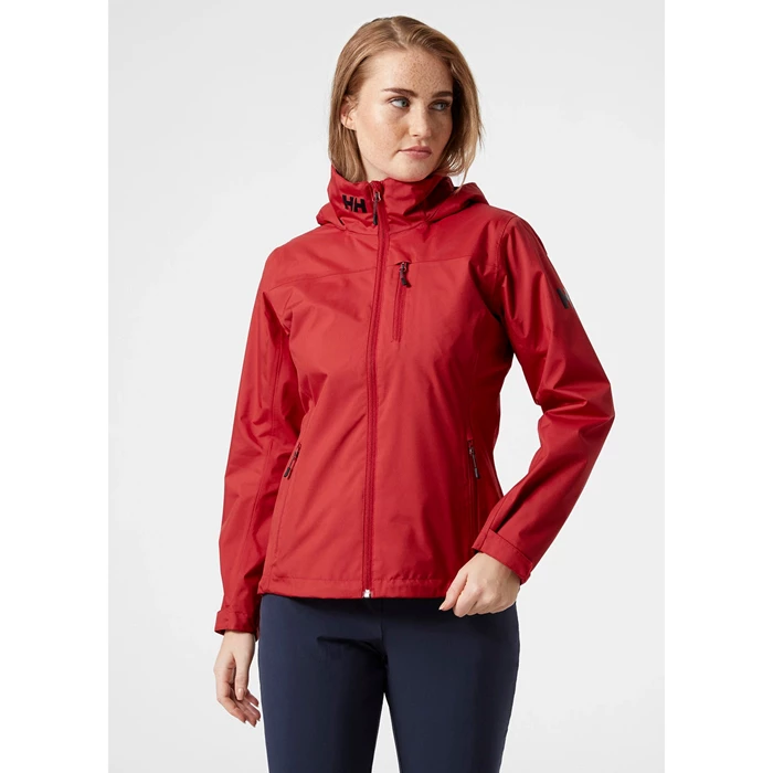 Couches Intermédiaires Helly Hansen W Crew Encapuchonné Couche Intermédiaire Femme Rouge | 8215-RMBVQ