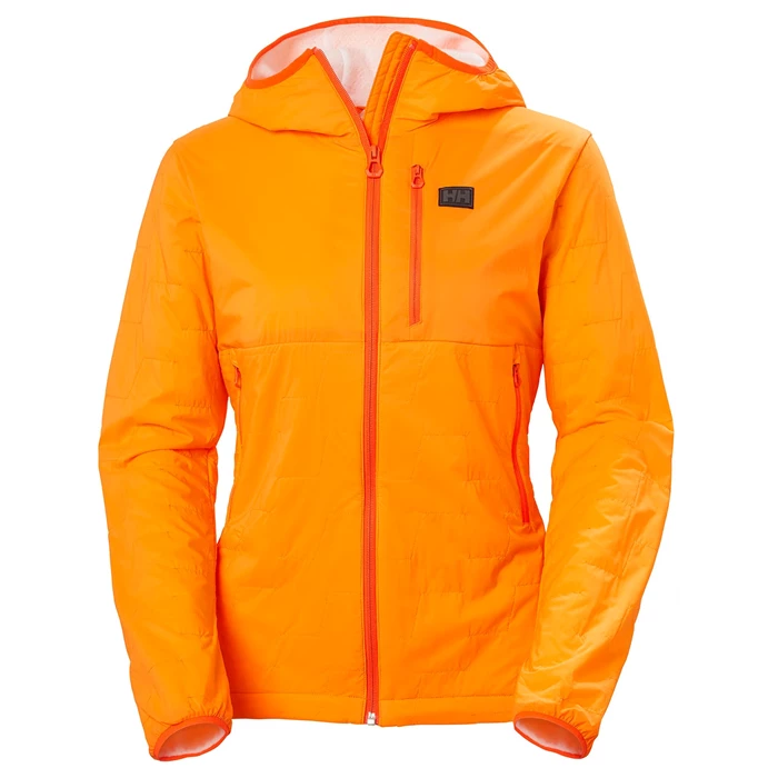 Couches Intermédiaires Helly Hansen W Lifaloft Air Encapuchonné Femme Orange Blanche | 2670-VKYBO