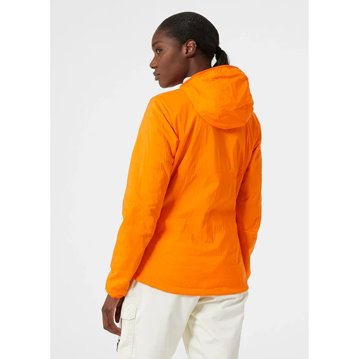 Couches Intermédiaires Helly Hansen W Lifaloft Air Encapuchonné Femme Orange Blanche | 2670-VKYBO