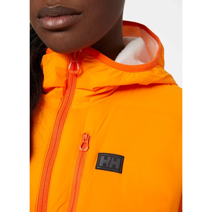 Couches Intermédiaires Helly Hansen W Lifaloft Air Encapuchonné Femme Orange Blanche | 2670-VKYBO