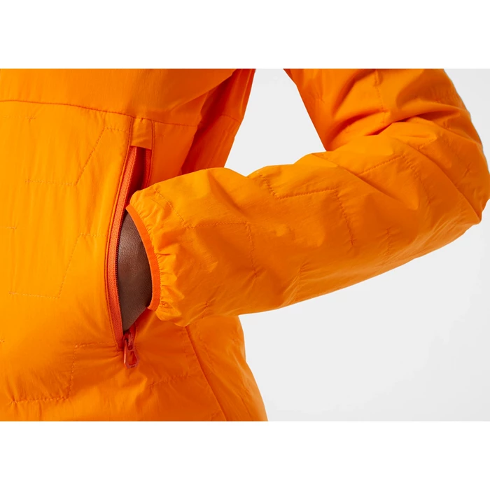 Couches Intermédiaires Helly Hansen W Lifaloft Air Encapuchonné Femme Orange Blanche | 2670-VKYBO