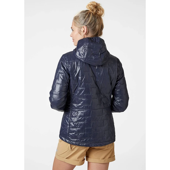 Couches Intermédiaires Helly Hansen W Lifaloft Insulated Encapuchonné Femme Bleu Marine | 2861-FUPRG