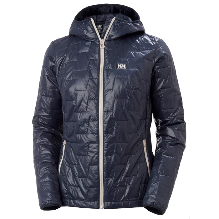 Couches Intermédiaires Helly Hansen W Lifaloft Insulated Encapuchonné Femme Bleu Marine | 2861-FUPRG