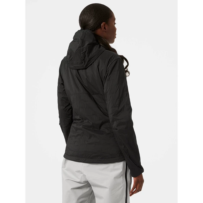 Couches Intermédiaires Helly Hansen W Lifaloft Air Encapuchonné Femme Noir | 7845-DMXQK