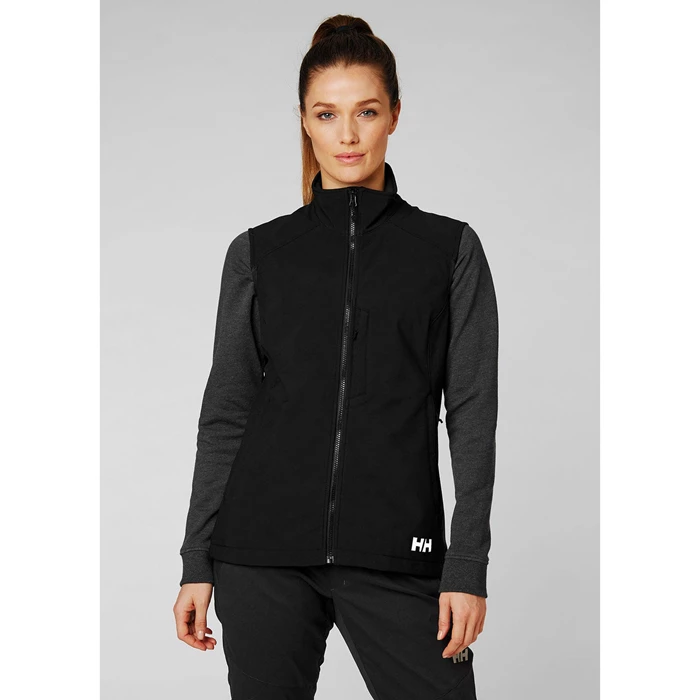 Couches Intermédiaires Helly Hansen W Paramount Softshell Femme Noir | 6827-ETBMX