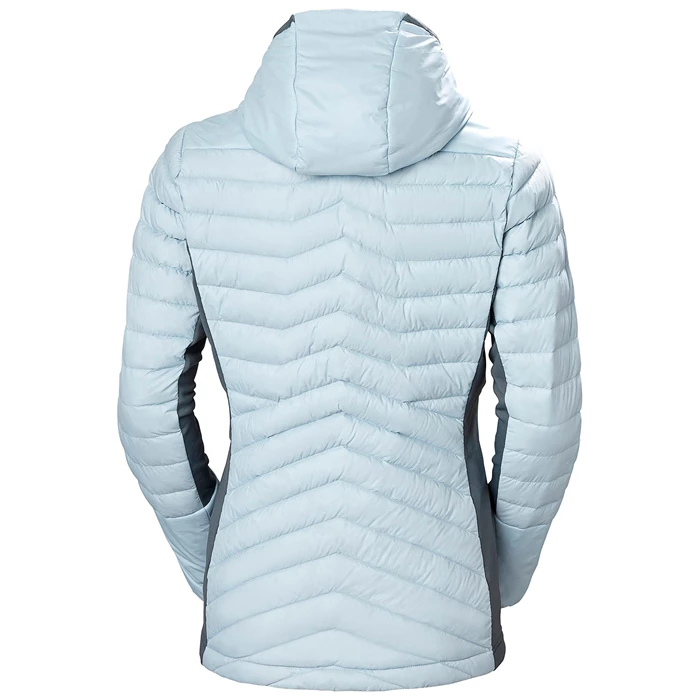 Couches Intermédiaires Helly Hansen W Verglas Encapuchonné Hybrid Femme Grise Bleu | 0137-LYWSZ