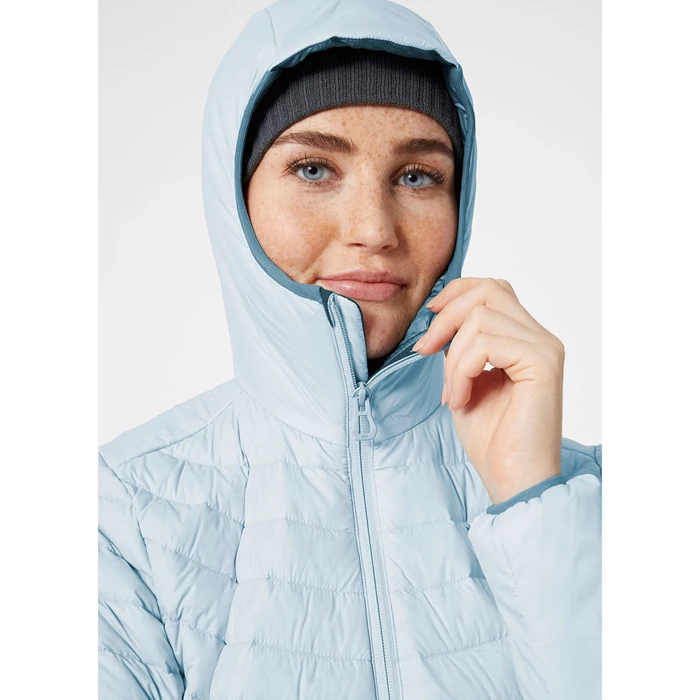 Couches Intermédiaires Helly Hansen W Verglas Encapuchonné Hybrid Femme Grise Bleu | 0137-LYWSZ