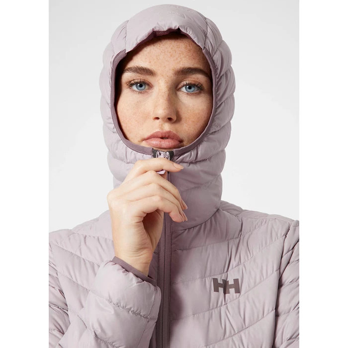 Couches Intermédiaires Helly Hansen W Verglas Encapuchonné Femme Grise Violette | 1642-VOPTF