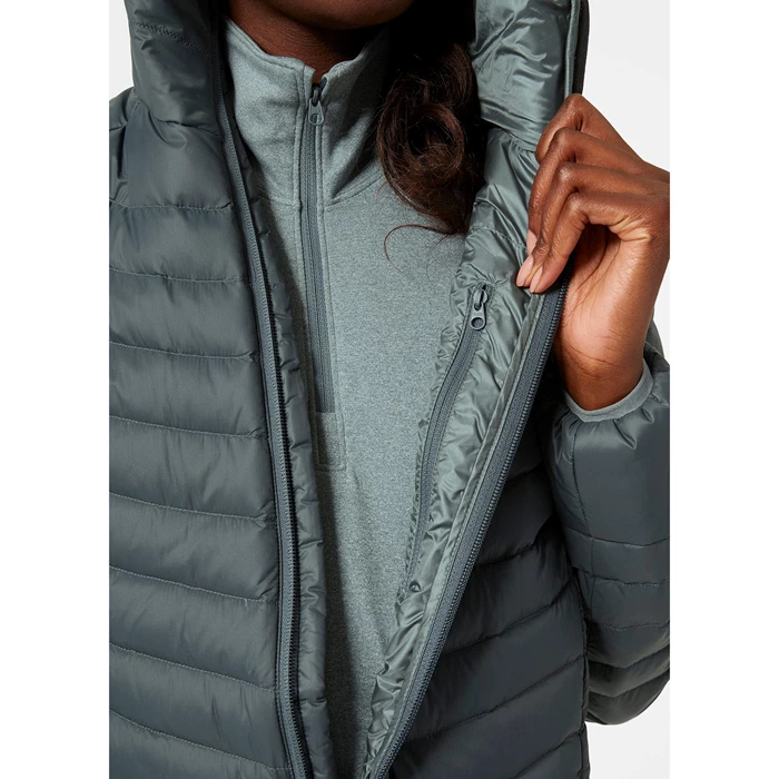 Couches Intermédiaires Helly Hansen W Verglas Long Femme Grise | 4170-KPJOC