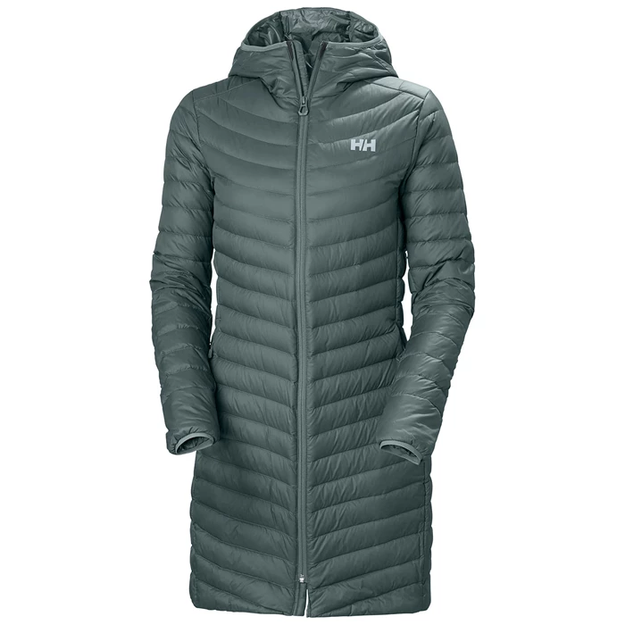 Couches Intermédiaires Helly Hansen W Verglas Long Femme Grise | 4170-KPJOC