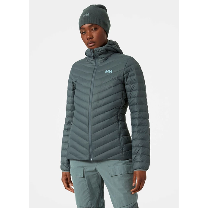 Couches Intermédiaires Helly Hansen W Verglas Encapuchonné Femme Grise | 7069-YQHZA