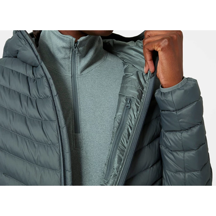 Couches Intermédiaires Helly Hansen W Verglas Encapuchonné Femme Grise | 7069-YQHZA