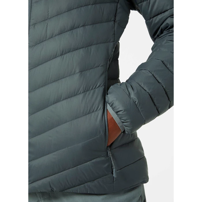 Couches Intermédiaires Helly Hansen W Verglas Encapuchonné Femme Grise | 7069-YQHZA