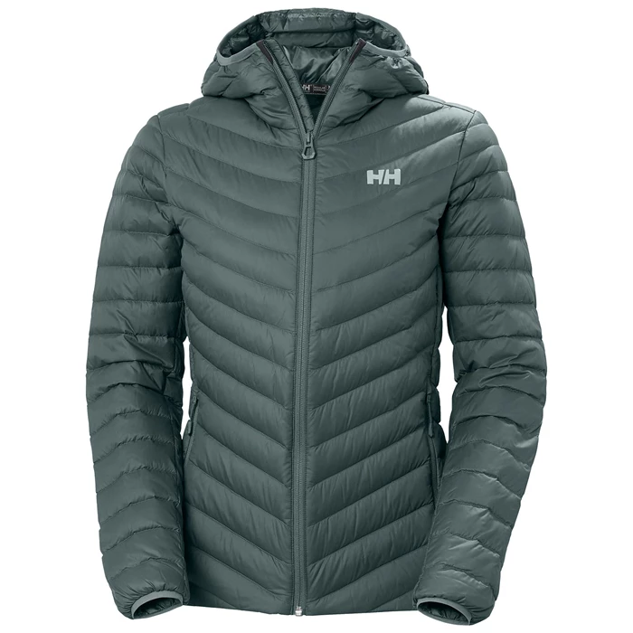 Couches Intermédiaires Helly Hansen W Verglas Encapuchonné Femme Grise | 7069-YQHZA