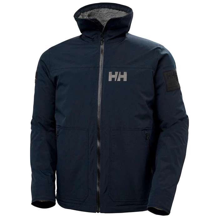 Manteaux De Pluie Helly Hansen Arctic Shelled Wool Pile Homme Bleu Marine | 7298-GPEJO