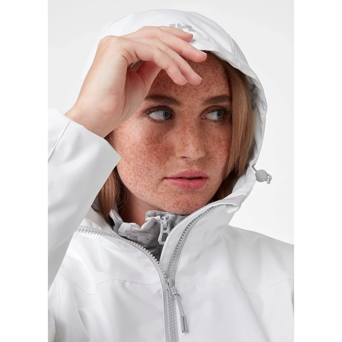 Manteaux De Pluie Helly Hansen W Lisburn Femme Blanche | 1365-HVFDG