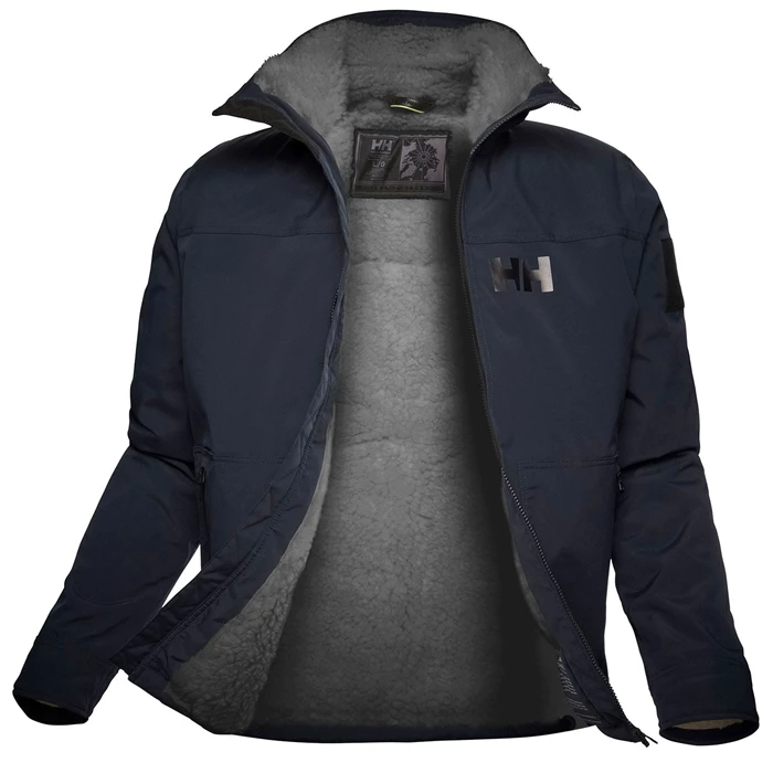 Manteaux Décontractés Helly Hansen Arctic Shelled Wool Pile Homme Bleu Marine | 9810-UDTKV