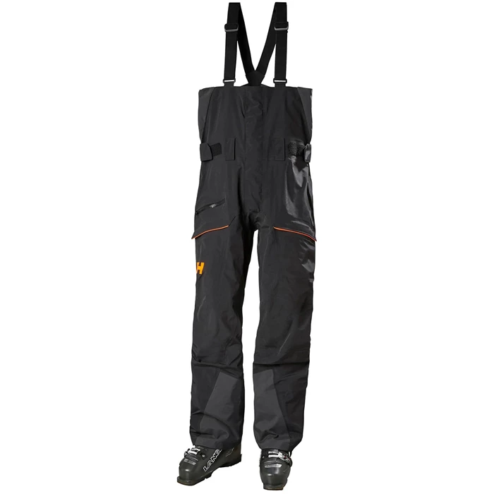 Pantalon Coquillage Helly Hansen Sogn Bib Homme Noir | 7538-KCSTD