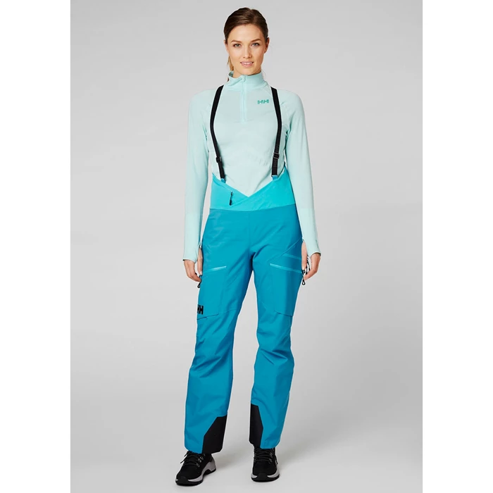 Pantalon Coquillage Helly Hansen W Odin Mountain 3l Bib Femme Bleu | 5978-TWYFQ