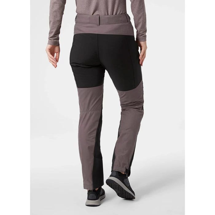 Pantalons De Randonnée Helly Hansen W Verglas Tur Femme Grise Noir | 0472-JLSEY