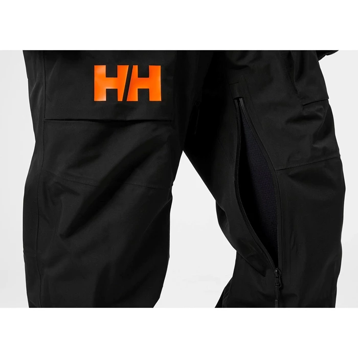 Pantalons De Ski Helly Hansen Ullr Chugach Infinity Powder Suit Homme Noir | 1580-CTLMG