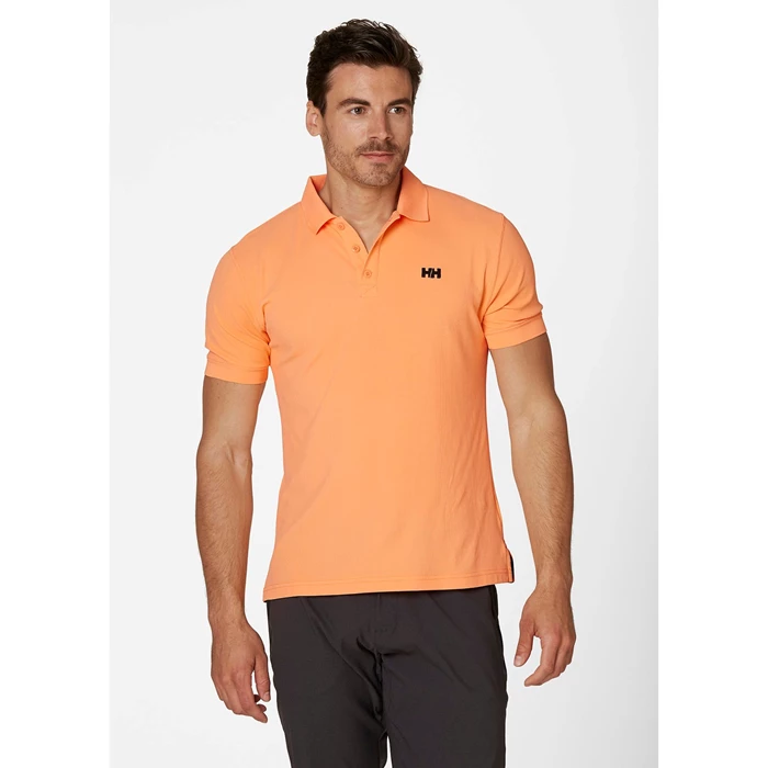 Polos Helly Hansen Driftline Homme Marron Orange | 8235-WZEBF