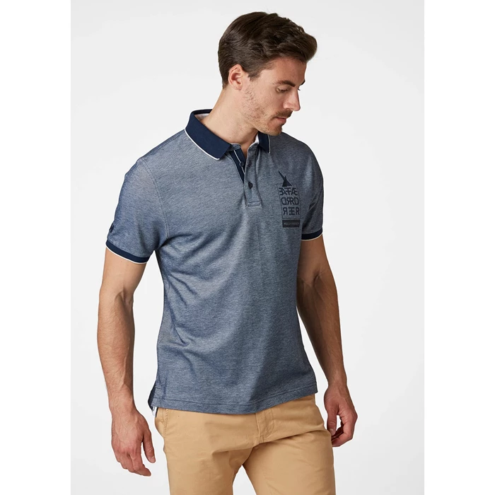 Polos Helly Hansen Faerder Homme Bleu Marine | 5198-BVDGK