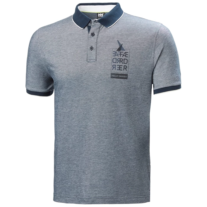 Polos Helly Hansen Faerder Homme Bleu Marine | 5198-BVDGK