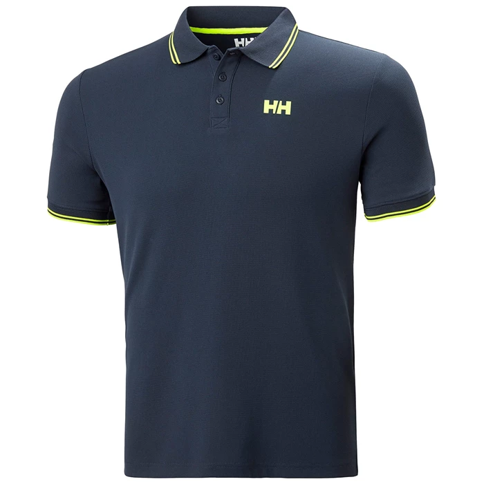 Polos Helly Hansen Kos Homme Bleu Marine Vert Clair | 2147-MDPWC