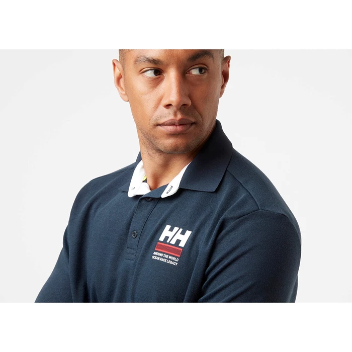 Polos Helly Hansen Skagen Quickdry Rugger Homme Bleu Marine | 0173-ZYEUK