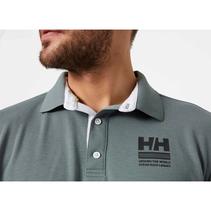 Polos Helly Hansen Skagen Quickdry Rugger Homme Grise | 5418-CGSET