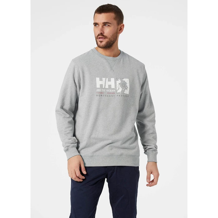 Sweats Helly Hansen Arctic Ocean Sweat Homme Grise | 9103-XTGWC