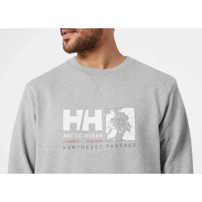 Sweats Helly Hansen Arctic Ocean Sweat Homme Grise | 9103-XTGWC