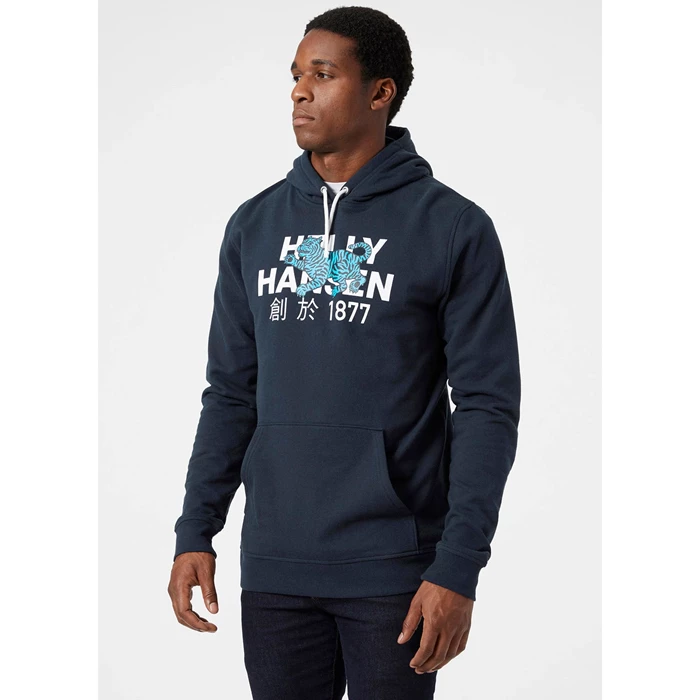 Sweats Helly Hansen Celebrationhooded Homme Bleu Marine | 8361-RAKTU