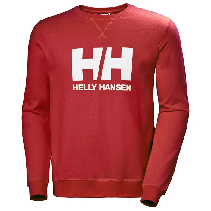 Sweats Helly Hansen Hh Logo Crew Sweat Homme Rouge | 7395-KTQEY