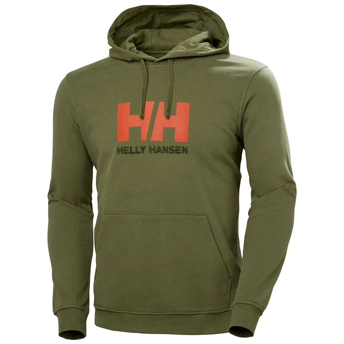 Sweats Helly Hansen Hh Logo Encapuchonné Homme Vert | 1708-SYOUB