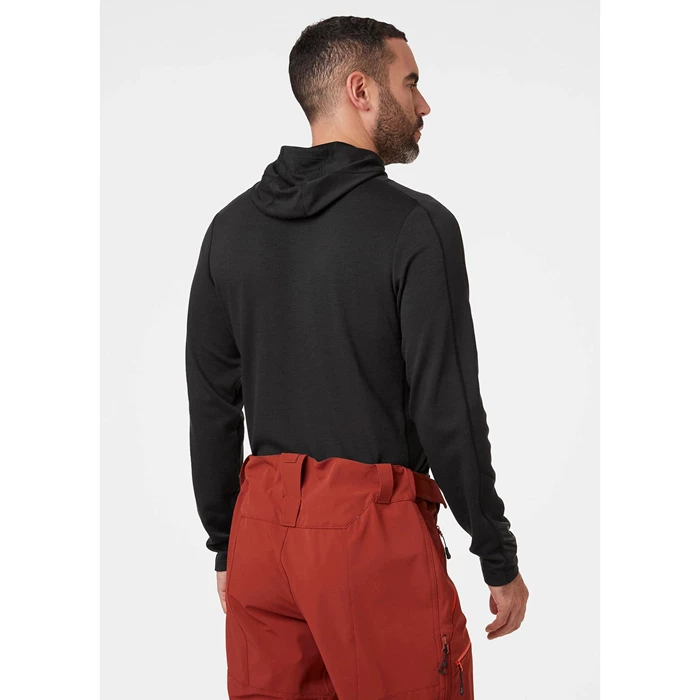 Sweats Helly Hansen Lifa Merino Legere Encapuchonné Homme Noir | 1907-XZANC