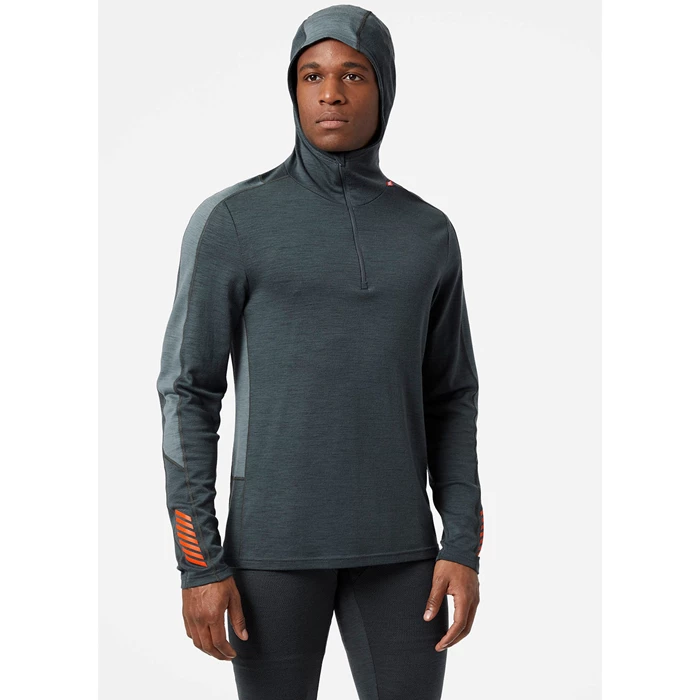 Sweats Helly Hansen Lifa Merino Legere Encapuchonné Homme Grise | 5913-ZQTVI