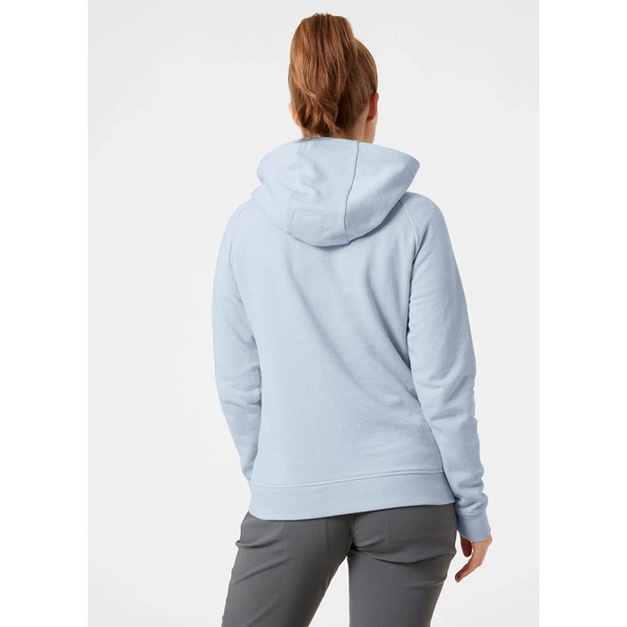 Sweats Helly Hansen W F2f Organic Cottonhooded Femme Grise Bleu | 0187-APIHT