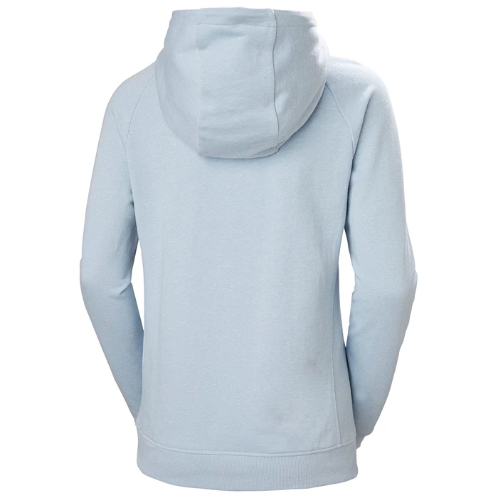 Sweats Helly Hansen W F2f Organic Cottonhooded Femme Grise Bleu | 0187-APIHT