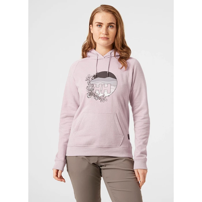 Sweats Helly Hansen W F2f Organic Cottonhooded Femme Grise | 1798-JBGEA