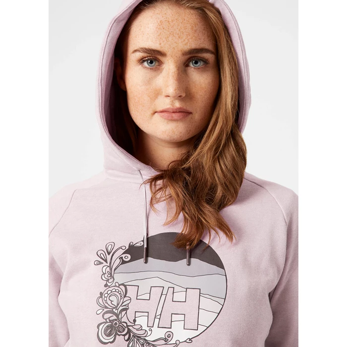 Sweats Helly Hansen W F2f Organic Cottonhooded Femme Grise | 1798-JBGEA