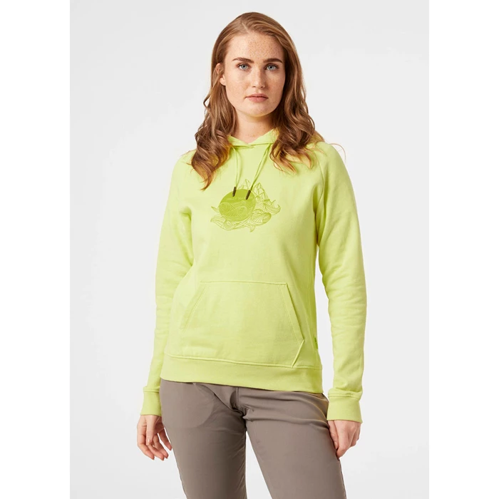 Sweats Helly Hansen W F2f Organic Cottonhooded Femme Jaune | 7958-OWJFB