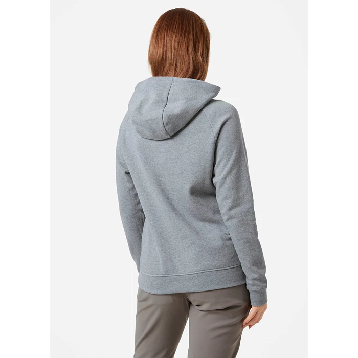 Sweats Helly Hansen W F2f Organic Cottonhooded Femme Grise | 8369-ADKMQ