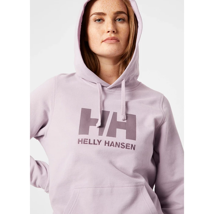 Sweats Helly Hansen W Hh Logo Encapuchonné Femme Grise | 6758-WMALZ