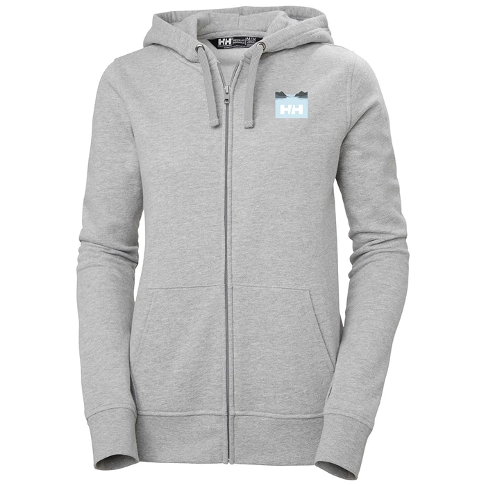 Sweats Helly Hansen W Nord Graphic Fzhooded Femme Grise | 3126-ERAPZ