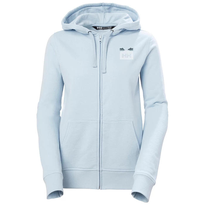 Sweats Helly Hansen W Nord Graphic Fzhooded Femme Grise | 4709-RVANU